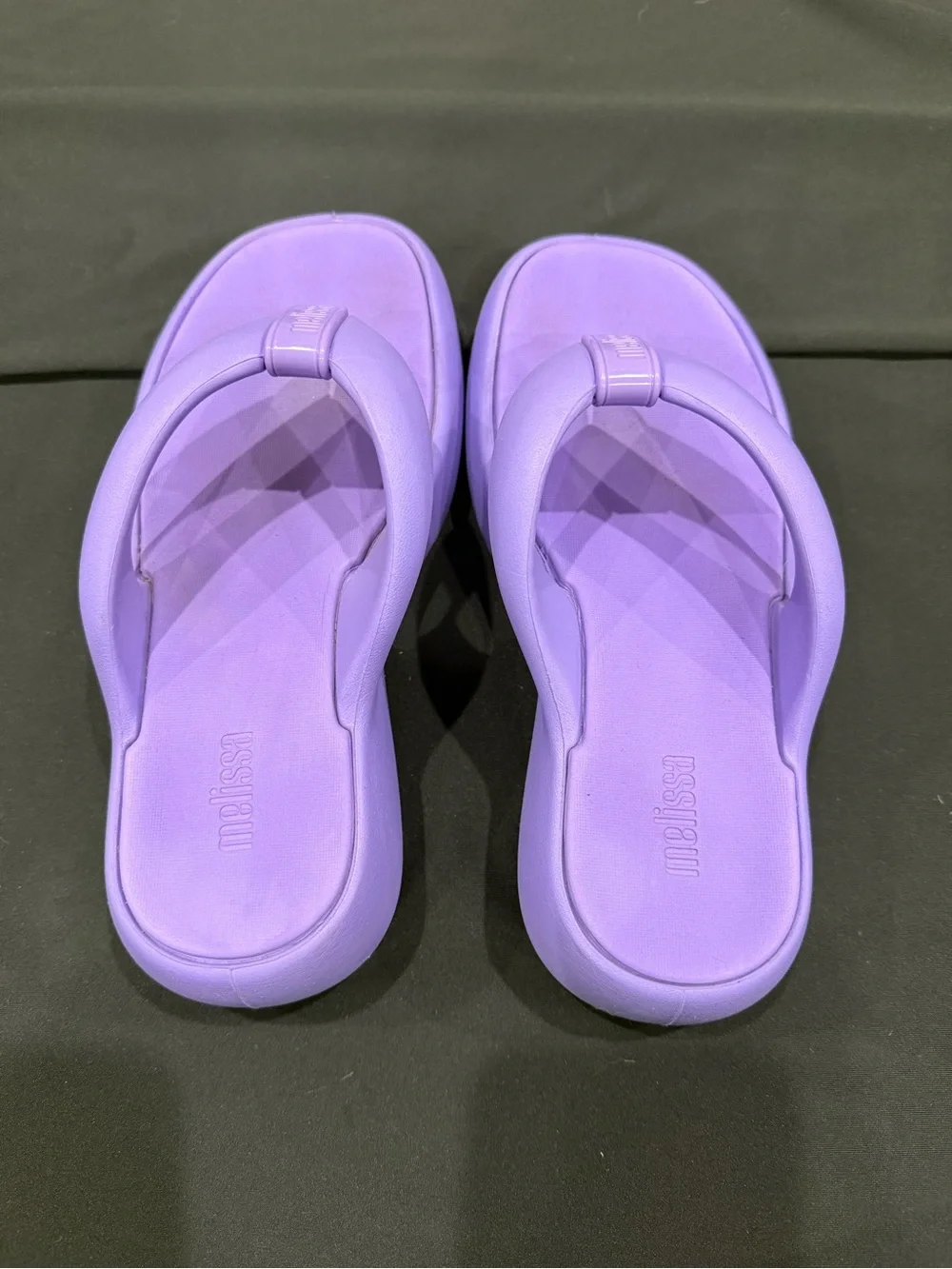 Melissa Lavender Platform Flip Flops | US 5 | Worn Once